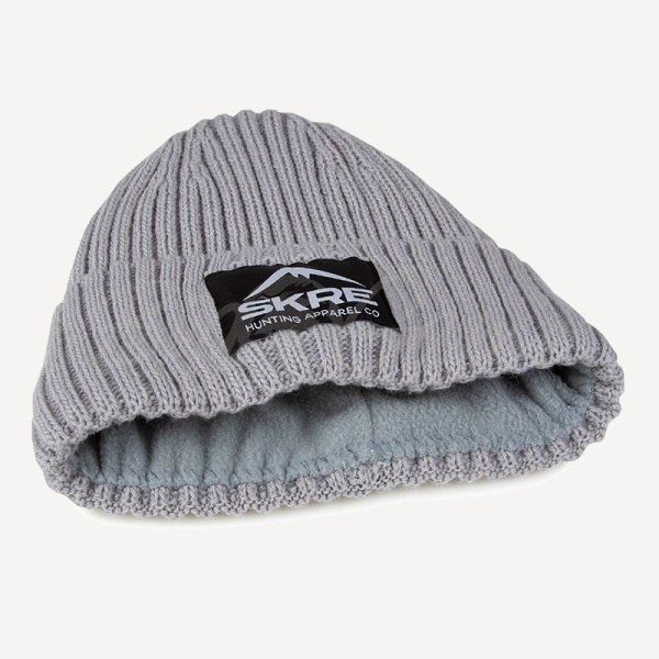 Шапка Cuffed Fleece Beanie (grey;)